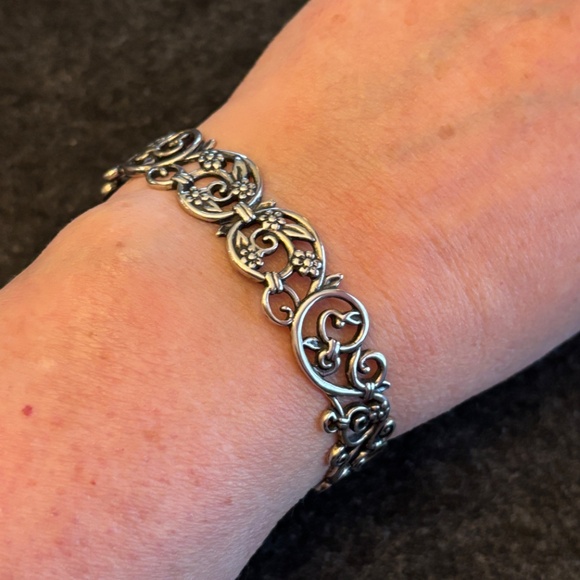 Carolyn Pollack sterling silver Changing Seasons cuff bracelet set. - Picture 4 of 12